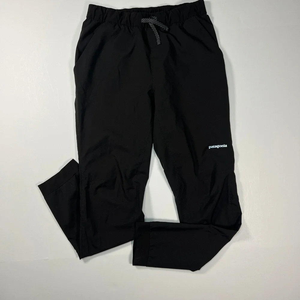 Patagonia Terrebonne Jogger Pants Black Mens XS Lightweight Poly Zip Pocket
